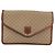 Céline Borsa a Spalla in Tela Macadam CELINE PVC Beige Oro Auth ka3864 D'oro - vista 2