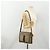 Borsa Sherry Line GG Supreme Web di GUCCI in PVC beige e oro 14 02 013 Auth INZ070 D'oro - vista 23
