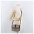 Bolsa Sherry Line GG Supreme Web da GUCCI em PVC Bege e Ouro 001 113 6862 Auth mr2391 Dourado - vista 25