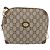 Borsa a Spalla GUCCI GG Plus Supreme PVC Beige Oro Auth 175391 D'oro - vista 2