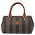 Pequin Borsa a mano in tela Pecan FENDI PVC nera e marrone Auth yk20326 Nero - vista 2