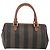 Pequin Borsa a mano in tela Pecan FENDI PVC nera e marrone Auth yk20326 Nero - vista 3