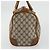 Gucci Borsa Boston GG Supreme in PVC Beige Oro Auth 175548 D'oro - vista 4