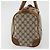 Gucci Borsa Boston GG Supreme in PVC Beige Oro Auth 175548 D'oro - vista 5