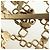 Chanel Bracciale rigido COCO Mark in metallo dorato CC Auth YKZ1423M - vista 13