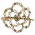 Chanel Bracciale rigido COCO Mark in metallo dorato CC Auth YKZ1423M - vista 2