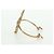 Chanel Bracciale rigido COCO Mark in metallo dorato CC Auth YKZ1423M - vista 4