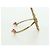 Chanel Bracciale rigido COCO Mark in metallo dorato CC Auth YKZ1423M - vista 5