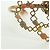 Chanel Bracciale rigido COCO Mark in metallo dorato CC Auth YKZ1423M - vista 8