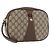 GUCCI GG Supreme Web Sherry Line Clutch Bag PVC Beige Oro 89 01 034 Auth ka3858 D'oro