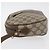 GUCCI GG Supreme Web Sherry Line Clutch Bag PVC Beige Oro 89 01 034 Auth ka3858 D'oro - vista 5