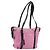 Borsa a Spalla PRADA Nylon Rosa Argento Auth 176628