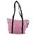 Borsa a Spalla PRADA Nylon Rosa Argento Auth 176628 - vista 3