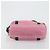 Borsa a Spalla PRADA Nylon Rosa Argento Auth 176628 - vista 9