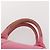 PRADA Borsa Canapa in Tela 2 Set Rosa Beige Auth 174968 - vista 14