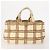PRADA Borsa Canapa in Tela 2 Set Rosa Beige Auth 174968 - vista 2