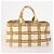 PRADA Borsa Canapa in Tela 2 Set Rosa Beige Auth 174968 - vista 3