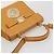 Borsa a Spalla Gianni Versace in Pelle 2 in 1 Marrone Oro Auth BA12090A D'oro - vista 6