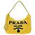 Pochette PRADA Pile Giallo Argento Auth YKZ1313M - vista 2