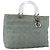 Borsa Canage Christian Dior in denim blu argento autentica 176133