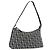 Christian Dior Trotter Canvas Accessory Pouch Navy Silver Auth mr2400 Silvery Navy blue