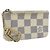 LOUIS VUITTON Pochette Cles Damier Azur Monedero N62659 LV Auth 176512
