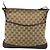 Borsa a Spalla GG Canvas Gucci Beige Argento 145857 Auth 175691 - vista 2