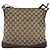 Borsa a Spalla GG Canvas Gucci Beige Argento 145857 Auth 175691 - vista 3