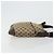 Borsa a Spalla GG Canvas Gucci Beige Argento 145857 Auth 175691 - vista 4