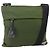 PRADA Schultertasche Nylon Grün Silber Authentisch 175332