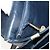 Borsa a spalla CÉLINE Carrozza in pelle blu navy e oro Auth YKZ1109 D'oro - vista 20