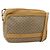 Gucci Borsa a Spalla Micro GG Supreme PVC Beige Oro 001 115 5443 Auth 175795 D'oro