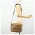 Gucci Borsa a Spalla Micro GG Supreme PVC Beige Oro 001 115 5443 Auth 175795 D'oro - vista 23