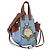Hammock LOEWE - Bolsa Rede My Neighbor Totoro Studio Ghibli em Lona Azul Auth 158610SM Azul claro