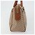 Céline Borsa a mano in tela Macadam CELINE PVC Beige Oro Auth ka3988A D'oro - vista 5