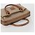 Céline Borsa a mano in tela Macadam CELINE PVC Beige Oro Auth ka3988A D'oro - vista 6