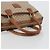Céline Borsa a mano in tela Macadam CELINE PVC Beige Oro Auth ka3988A D'oro - vista 7