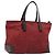 Borsa Tote GG Canvas Gucci Rossa Oro 308928 Auth 175823 Rosso D'oro