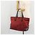 Borsa Tote GG Canvas Gucci Rossa Oro 308928 Auth 175823 Rosso D'oro - vista 24