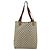 Borsa tote in PVC beige e oro della linea Sherry GG Supreme di GUCCI 39 02 003 Auth 176034 - vista 3