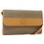 Gucci Borsa a Spalla Micro GG Supreme PVC Beige Oro 004 112 0264 Auth 175329 D'oro