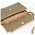 Gucci Borsa a Spalla Micro GG Supreme PVC Beige Oro 004 112 0264 Auth 175329 D'oro - vista 15