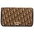 Borsa a spalla in tela Trotter Christian Dior marrone oro Auth 176488 D'oro - vista 2