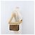 Borsa a spalla in tela Trotter Christian Dior marrone oro Auth 176488 D'oro - vista 22