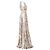 Vestido Maxi de Seda Impresa Roberto Cavalli Beige - vista 2