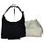 Vintage Gucci Canvas-Leder Hobo-Tasche Schwarz