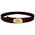 Cintura in pelle vintage Bally bordeaux Bordò