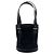 Bucket Borsa a secchiello mini logo in tela monogram nera Louis Vuitton Nero - vista 3