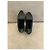 Stivaletti Chanel in pelle nera logo CC e catena Nero - vista 8