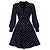 Abito a pois Marc Jacobs in seta nero multicolore